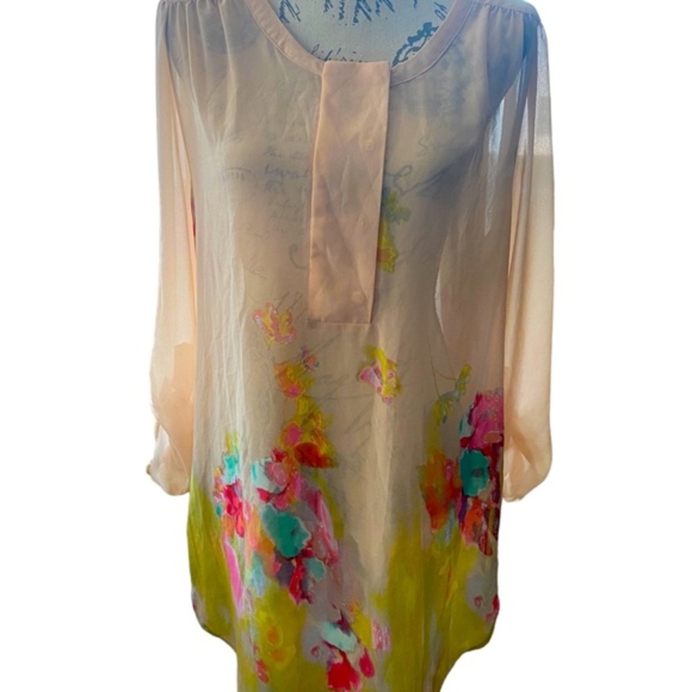 Massimo sheer dress or shirt perfect for Easter